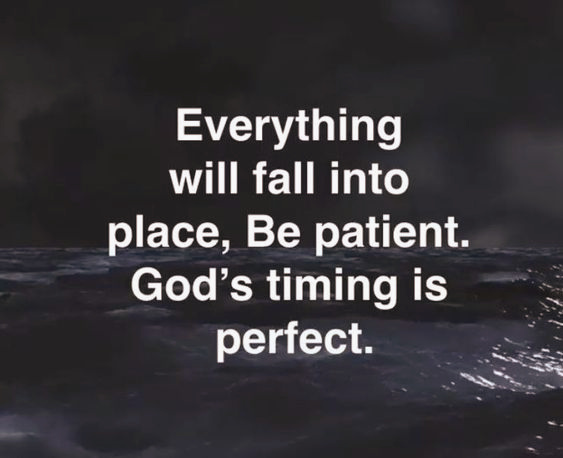 Be Patient graphic